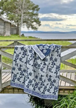 Ullfiltar<Kerstin Landström Design Jugend blå ullfilt 130x180cm -