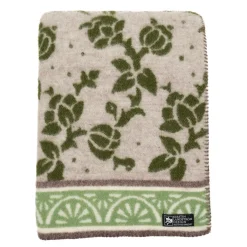 Ullfiltar<Kerstin Landström Design Jugend grön ullfilt 130x180cm -