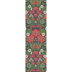 Juldukar|Bordslöpare<Ekelund Julblommor löpare 35x120 - s Linneväveri