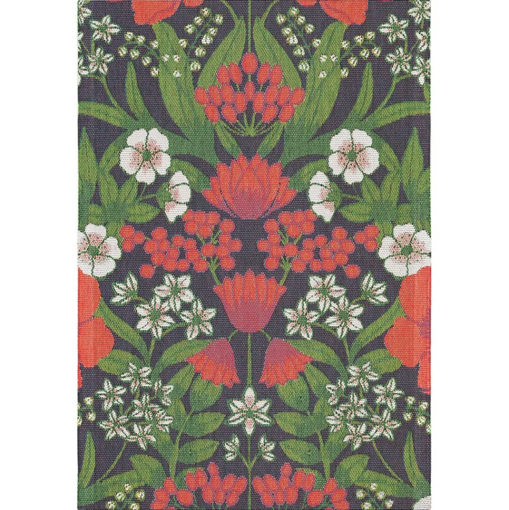 Kökshandduk|Jul I Köket<Ekelund Julblommor 35X50 - s Linneväveri