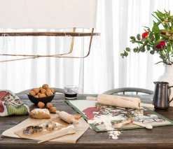 Kökshandduk|Jul I Köket<Ekelund Julfest kökshandduk 40X60 - s Linneväveri