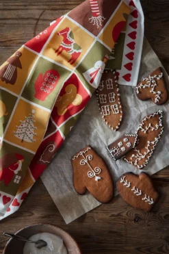 Kökshandduk|Jul I Köket<Almedahls Julhuset kökshandduk -