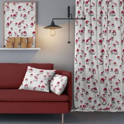 Gardintyger Mönstrade|Arvidssons Textil<Arvidssons textil Julian vit tyg
