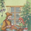 Kökshandduk|Jul I Köket<Ekelund Julpyssel kökshandduk 40X60 - s Linneväveri