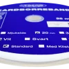 Kardborreband< Kardborreband tagg vit 20mm - 25m rulle