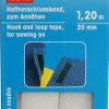 Kardborreband< Kardborreband vit 20mm - 1,2m