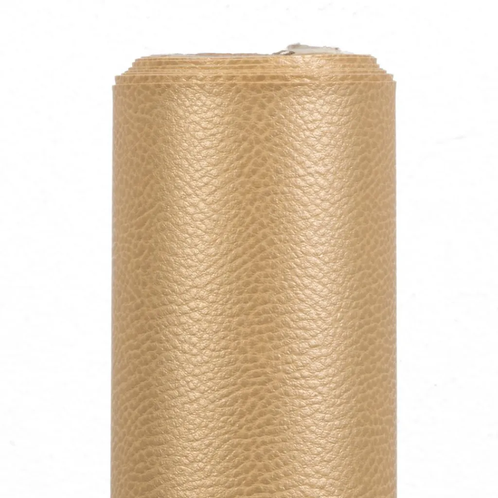 Enfärgade Fuskskinn<Nordisk Textil Karia guld fuskskinn