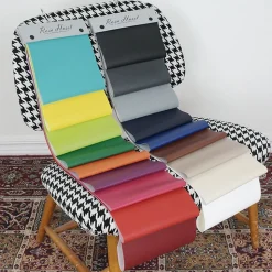 Enfärgade Fuskskinn<Nordisk Textil Karia lime fuskskinn