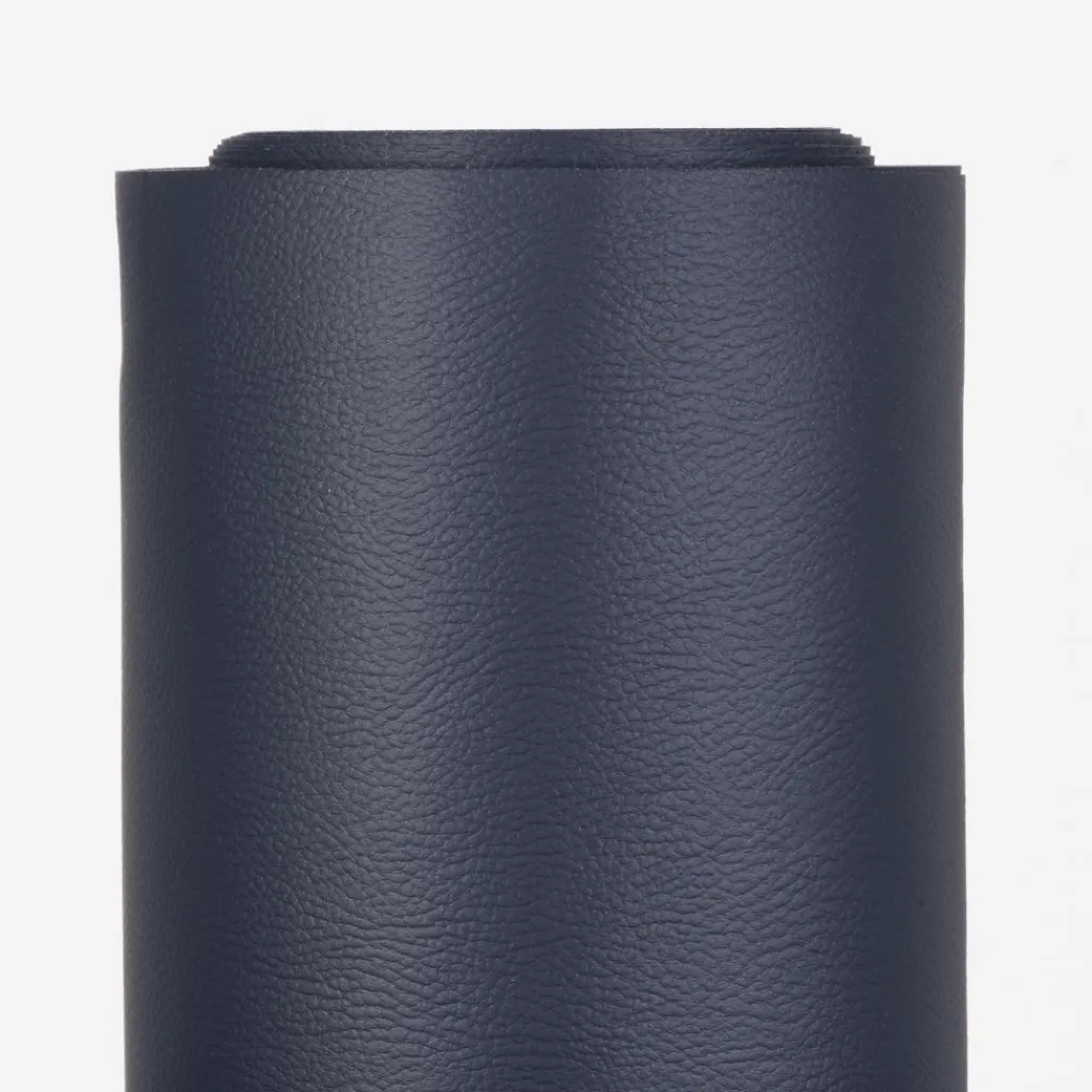 Enfärgade Fuskskinn<Nordisk Textil Karia marin fuskskinn