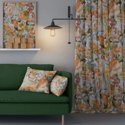Gardintyger Mönstrade<Nordisk Textil Kioto thai tyg