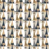 Gardintyger Mönstrade|Arvidssons Textil<Arvidssons textil Kitty beige-grå tyg med retro katter
