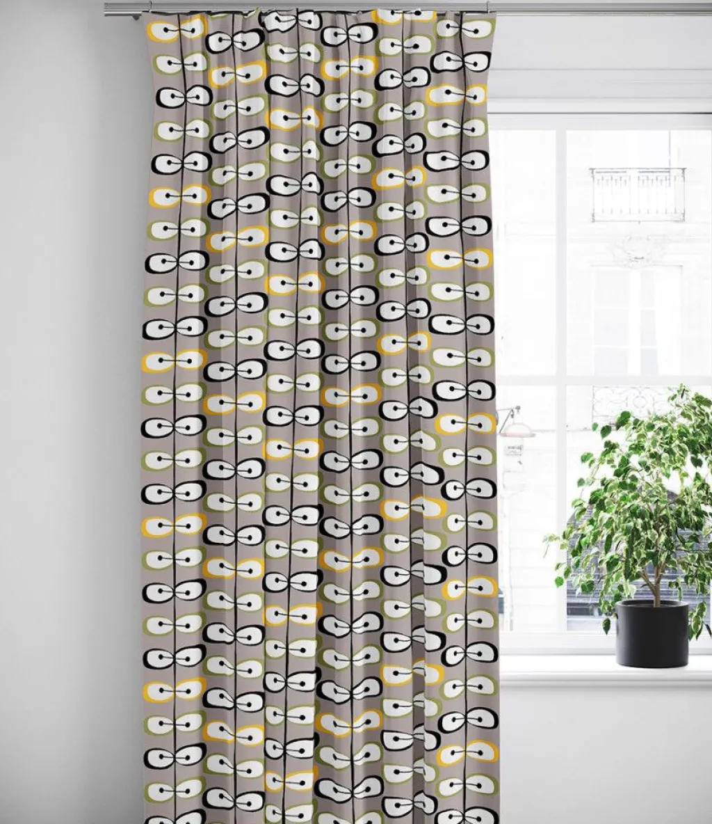 Gardiner Mönstrade<Arvidssons textil Kiwi beige gardiner
