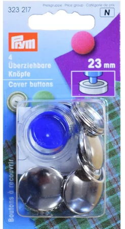 Knappar|Tillbehör<Prym Klä-på-knapp 23 mm