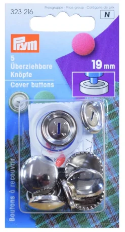 Knappar|Tillbehör<Prym Klä-på-knapp 19 mm