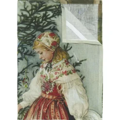 Kökshandduk|Jul I Köket<Svanefors Konfekt kökshandduk - Carl Larsson