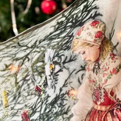 Kökshandduk|Jul I Köket<Svanefors Konfekt kökshandduk - Carl Larsson