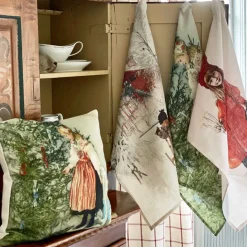 Kökshandduk|Jul I Köket<Svanefors Konfekt kökshandduk - Carl Larsson