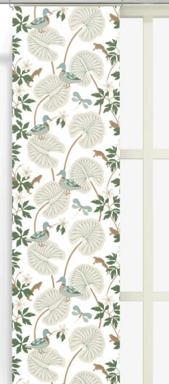 Panelgardiner<Arvidssons textil Kärrleken offwhite panelgardiner