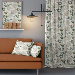 Gardintyger Mönstrade|Arvidssons Textil<Arvidssons textil Kärrleken offwhite tyg