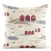Mönstrade Kuddfodral<Arvidssons textil Kust beige kuddfodral