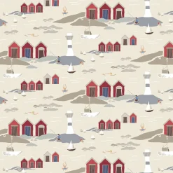 Gardintyger Mönstrade|Arvidssons Textil<Arvidssons textil Kust beige tyg