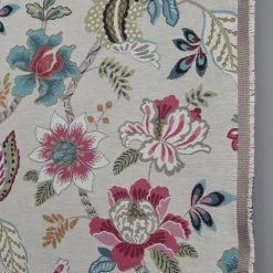 Blommiga Möbeltyger|Mönstrade Möbeltyger<Arvidssons textil Kyma beige möbeltyg