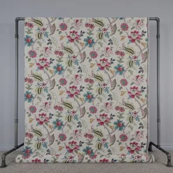 Blommiga Möbeltyger|Mönstrade Möbeltyger<Arvidssons textil Kyma beige möbeltyg