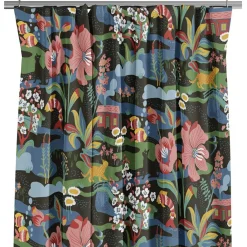 Gardiner Mönstrade<Arvidssons textil Landet Bubblar svart-multi gardiner
