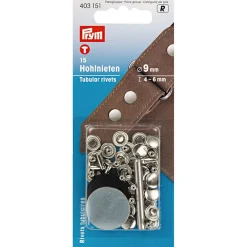 Öljetter|Tryckknappar Och Tillbehör<Prym Lädernitar 9mm silver