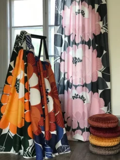 Gardintyger Mönstrade|Arvidssons Textil<Arvidssons textil Leia rosa