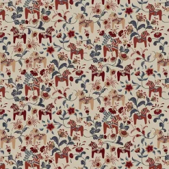 Gardintyger Mönstrade|Arvidssons Textil<Arvidssons textil Leksand culla röd - tyg