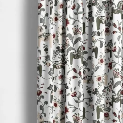 Gardintyger Mönstrade|Arvidssons Textil<Arvidssons textil Leksand grön tyg med traditionellt dalahästtryck
