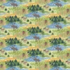 Gardintyger Mönstrade|Arvidssons Textil<Arvidssons textil Älgrike grön tyg – Grön Tyg med Älgar och Skog