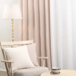 Linnetyger|Linnegardiner<Nordisk Textil Linnegardiner Verone Beigerosa