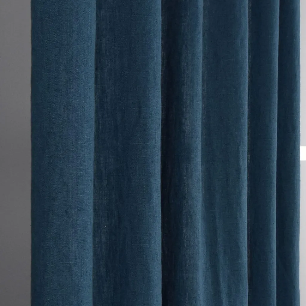 Linnetyger|Linnegardiner<Nordisk Textil Linnegardiner Verone Blå