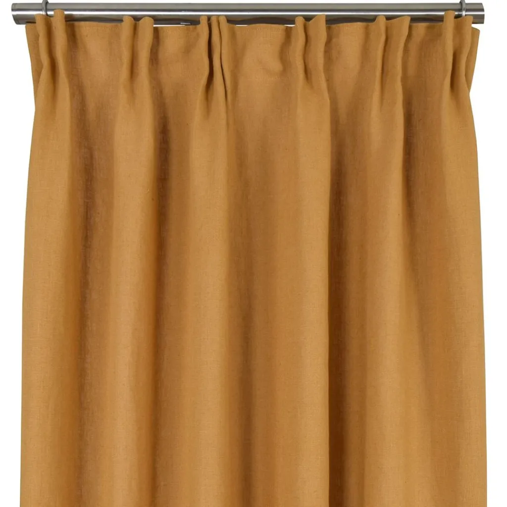 Linnetyger|Linnegardiner<Nordisk Textil Linnegardiner Verone Ockra