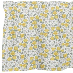 Gardinkappor Mönstrade|Rea Gardiner<Arvidssons textil Lisa gul gardinkappa metervara