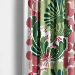 Arvidssons Textil<Arvidssons textil Lisette grön-rosa tyg