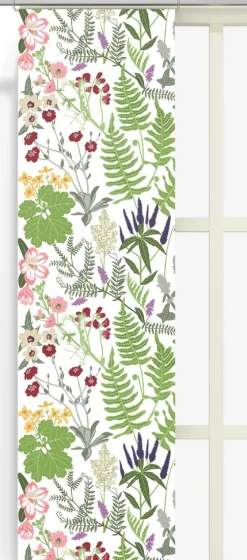 Panelgardiner<Arvidssons textil Lisstäppan halvlinne panelgardiner