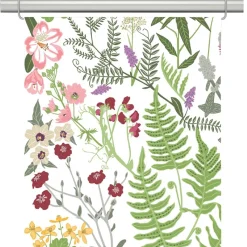 Panelgardiner<Arvidssons textil Lisstäppan halvlinne panelgardiner