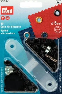 Öljetter<Prym Öljetter 5mm svart