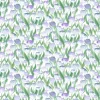 Gardintyger Mönstrade|Arvidssons Textil<Arvidssons textil Ljuvligt blå – blommigt tyg i mjuka blå och lila toner