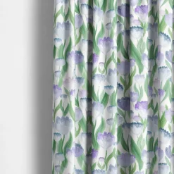 Gardintyger Mönstrade|Arvidssons Textil<Arvidssons textil Ljuvligt blå – blommigt tyg i mjuka blå och lila toner