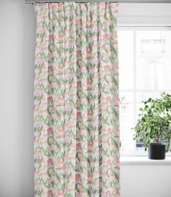 Gardiner Mönstrade<Arvidssons textil Ljuvligt rosa – blommiga gardiner i mjuka blå och lila toner