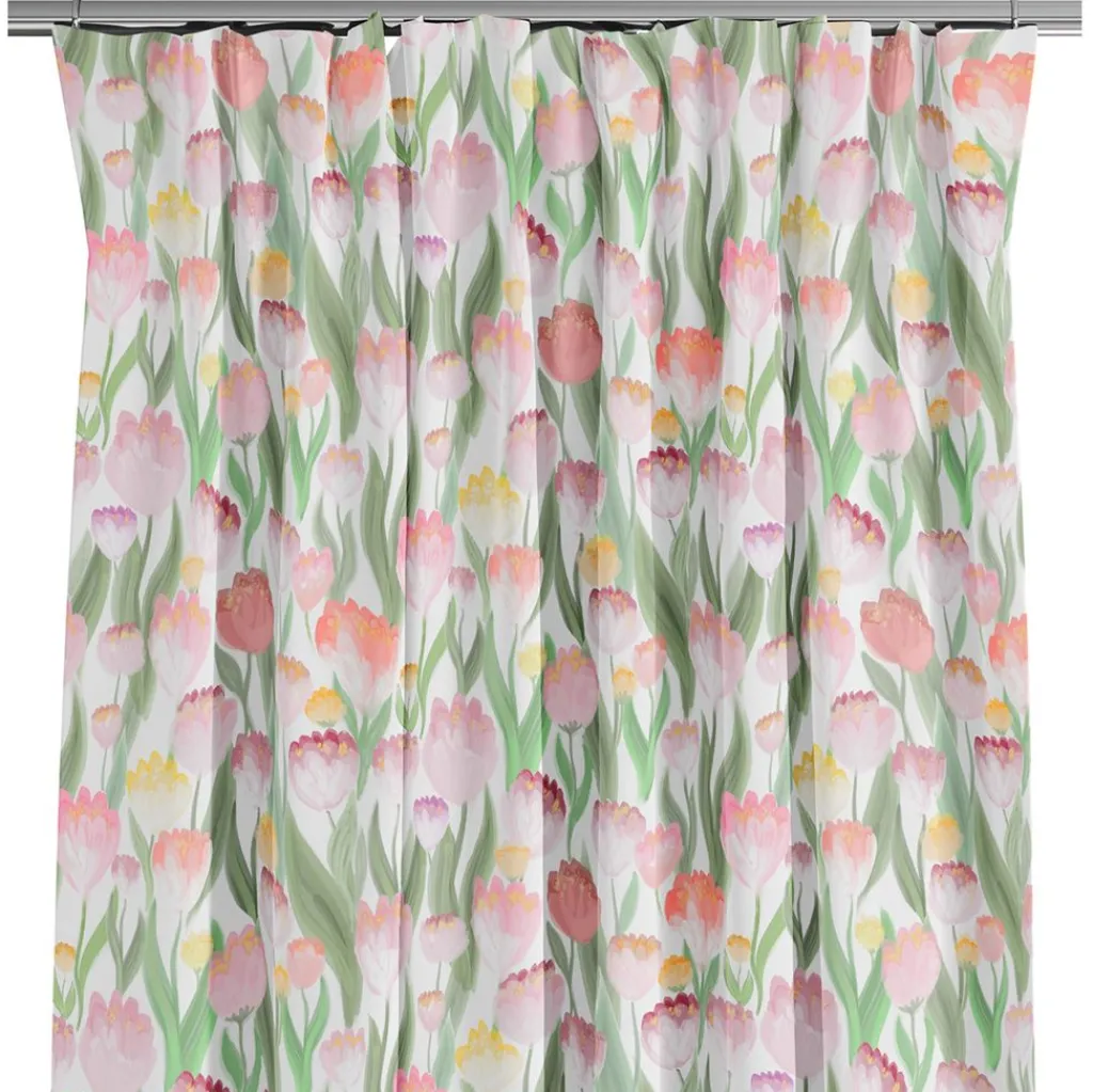 Gardiner Mönstrade<Arvidssons textil Ljuvligt rosa – blommiga gardiner i mjuka blå och lila toner