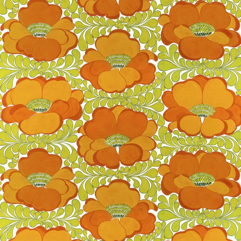 Arvidssons Textil<Arvidssons textil Love grön-orange
