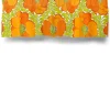Gardinkappor Mönstrade<Arvidssons textil Love grön-orange gardinkappa metervara