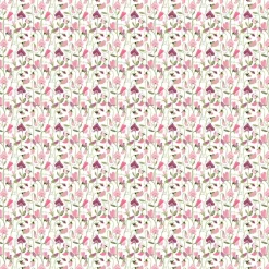 Gardintyger Mönstrade|Arvidssons Textil<Arvidssons textil Luktärt rosa – blommigt tyg med klättrande luktärter