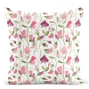 Mönstrade Kuddfodral<Arvidssons textil Luktärt rosa kuddfodral