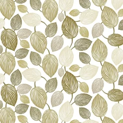 Gardintyger Mönstrade|Arvidssons Textil<Arvidssons textil Lyckans Blad olivgrön tyg